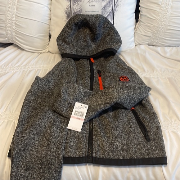NWT Michael Kors Boys Zip Hoodie Size 10/12 - Picture 6 of 7